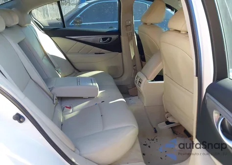 2015 Infiniti Q50 Premium from USA, damaged, VIN JN1BV7ARXFM392604